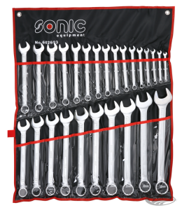 Combination wrench pouch metric 26pcs (DE)