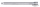 3/8" Extension 200mm long (DE)