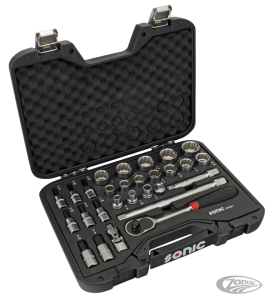Sonic 28pc 1/2" drive socket set SAE (DE)