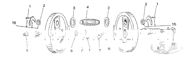 bushing piston pin set 2 WL/Servicar (DE)