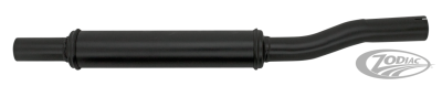 muffler straight pipe 1950-up, black. WL (DE)