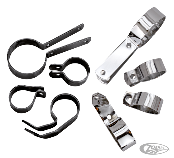 clampset exhaust 4 piece black,WL (DE)