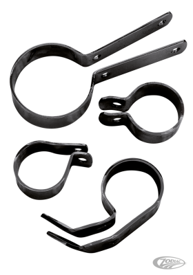 clampset exhaust 4 piece black,WL (DE)
