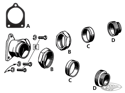 bushing, inlet packing, WL (DE)