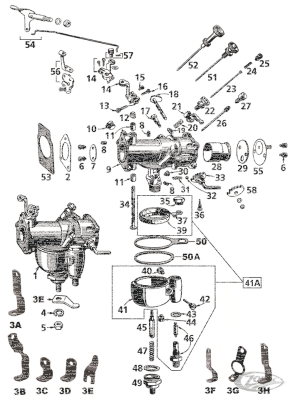 screw/pin and screw kit float lever Link (DE)
