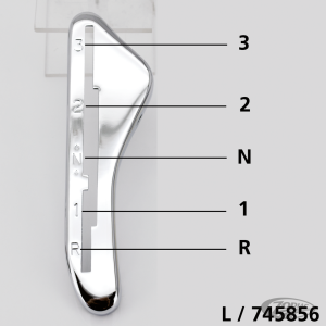 Shifter guide 3 speed/reverse 1947-up (DE)