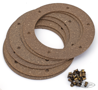 Clutch linings and rivets set,WL (DE)