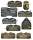 Dataplate, WLA, military, 1944-1945 styl (DE)