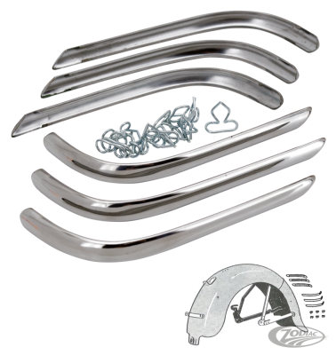 stripe set sergeant style w/clamps set 6 (DE)