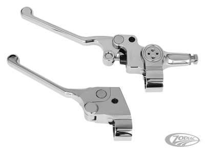 MINI CABLE CLUTCH LEVER KIT BLACK ANODIZ (DE)