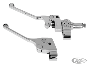 MINI CABLE CLUTCH LEVER KIT BLACK ANODIZ