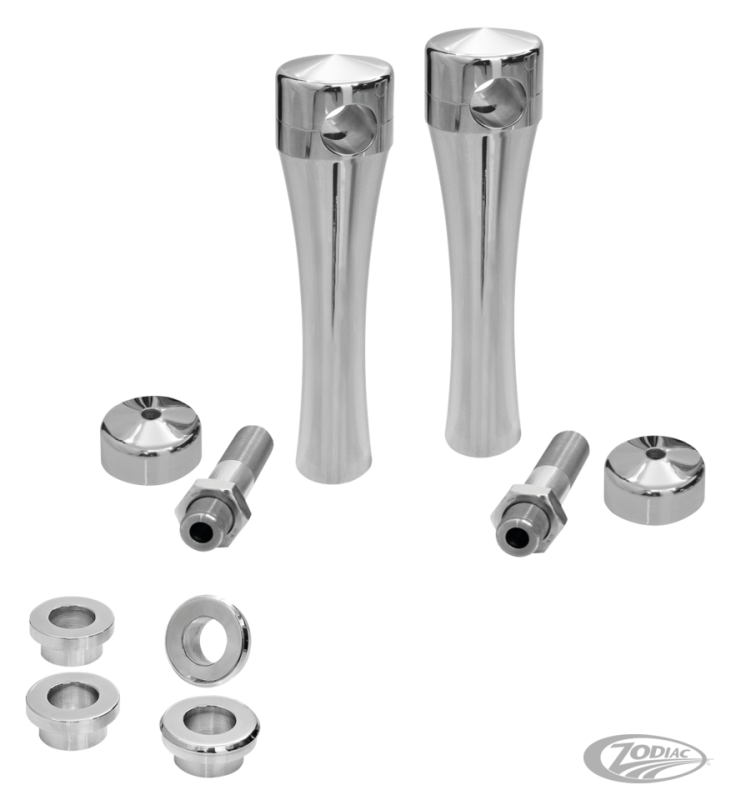 NAUS HIDDEN WIRE RISERS 2" CHROME (DE)