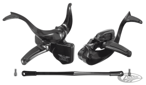 COMET PASSENGER PEGS SOFTAIL 00-UP BLACK (DE)