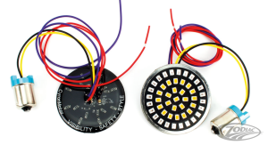 Rear LED insert run-turn-brake red/amber (DE)