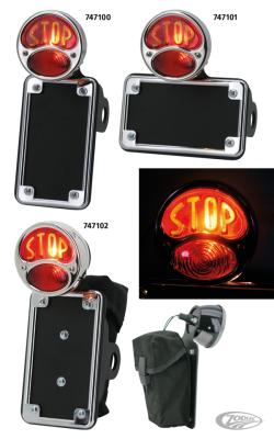 NSC 28 taillight w/vertical lic.mount (DE)