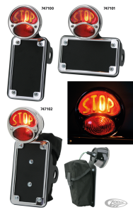 NSC 28 taillight w/vertical lic.mount (DE)