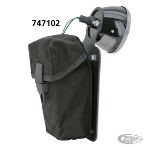 NSC 28 taillight w/vert.lic.mount w/bag (DE)