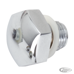 Oil drain plug + washer 1/2"-20 UNC (DE)