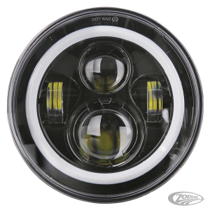 LED 7" HALO Headlight Unit Style 3