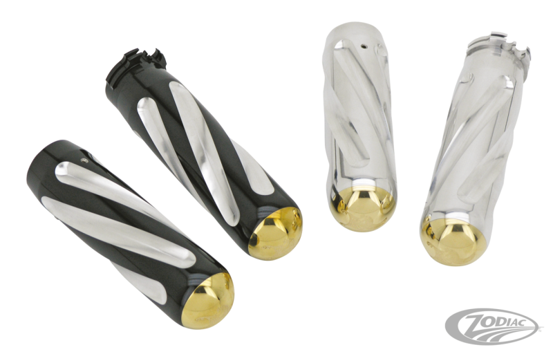 Neo-Fusion Spiral grips Black/Brass (DE)