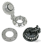 Neo-Fusion Gas Cap Black&Machine Cut