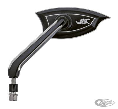 Vanquish Mirror Black&MachineCut Left