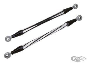 Shift Rod Spiral Black&MachineCut