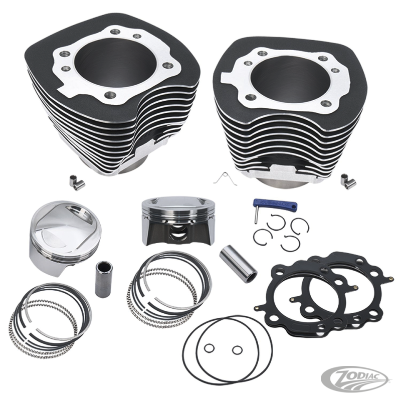 S&S 98CI Kit w/CP Pistons TC99-06 Black (DE)