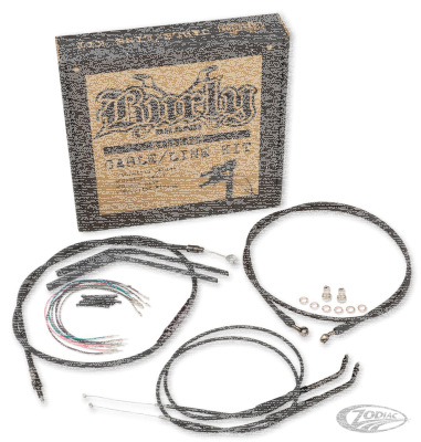Cable kit black 12" bar FXD06 (DE)