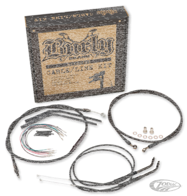 Cable kit black 12" bar FXDWG06 (DE)