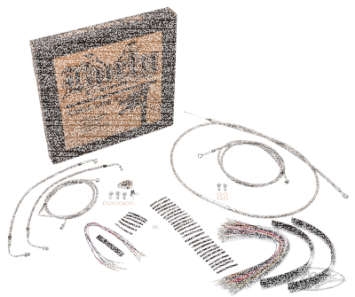 Cable kit braided St 16" bar FLT/FLHR00- (DE)