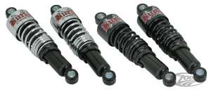 Burly 10.5" blk shocks chr sprng XL88-03 (DE)