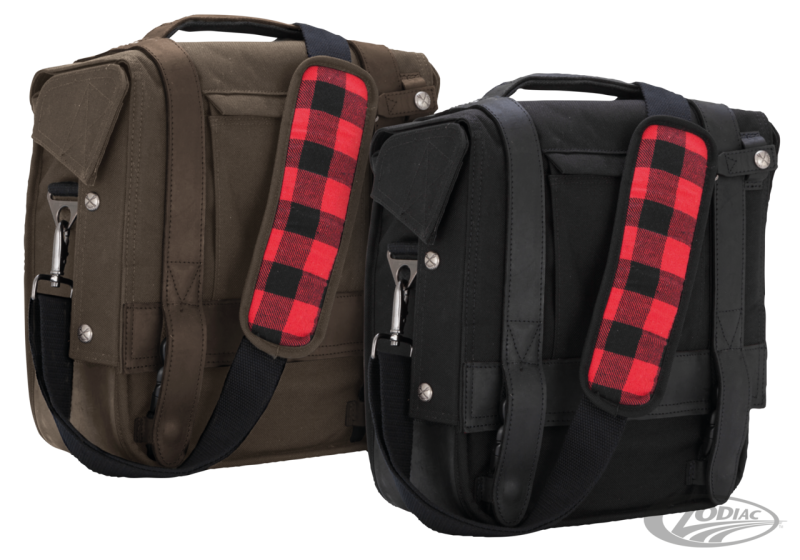 Burly Voyager Single Saddlebag Dark Oak (DE)