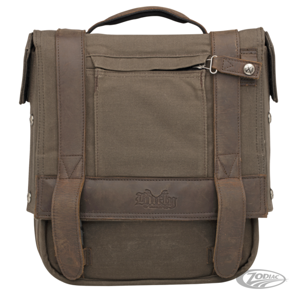 Burly Voyager Single Saddlebag Dark Oak (DE)
