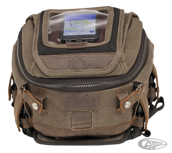 Burly Voyager Tank/Tail Bag Dark Oak (DE)
