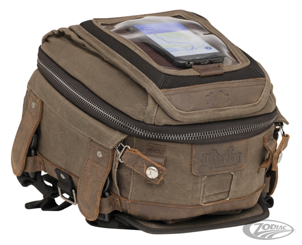 Burly Voyager Tank/Tail Bag Dark Oak (DE)