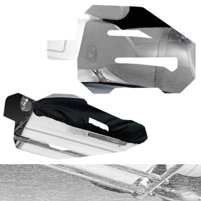 Bikesheath Lid covers FLH/T14-up Blk/Gry (DE)