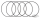 5pck XL94-UP CLUTCH CVR O-RING RUBBER (DE)