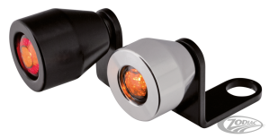 Polished RR turn signals + brackets (DE)