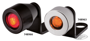 Polished RR turn signals + brackets (DE)