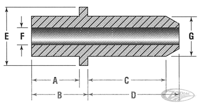 Valve guide EX XL57-83 +.002" (DE)