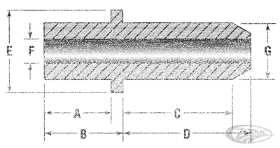 Valve guide IN/EX V-Rod +.003" (DE)