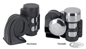 Blk Hurricane horn w/internal compressor (DE)