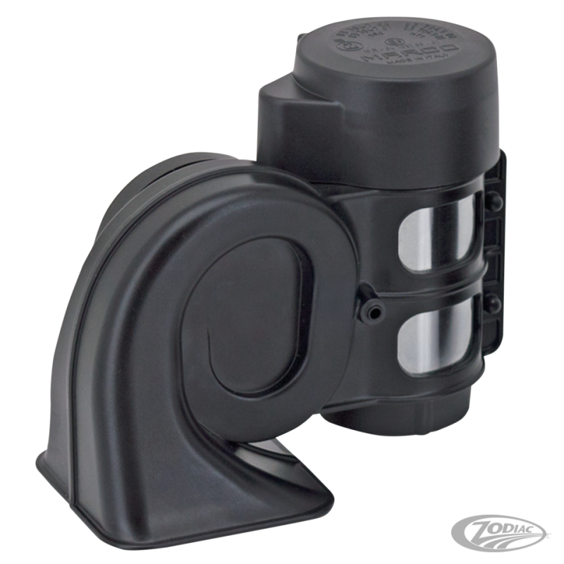 Blk Tornado 2tone horn w/internal compr. (DE)