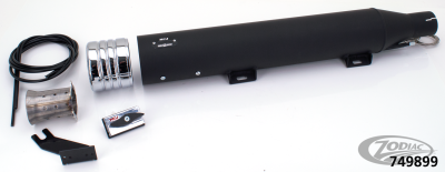 MCJ Slip-On Striped FLSB 18-20 Blk/Chr (DE)