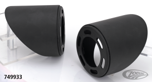 MCJ End Caps Royal 80 Slash Cut Black (DE)
