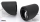 MCJ End Caps Royal 80 Slash Cut Black (DE)