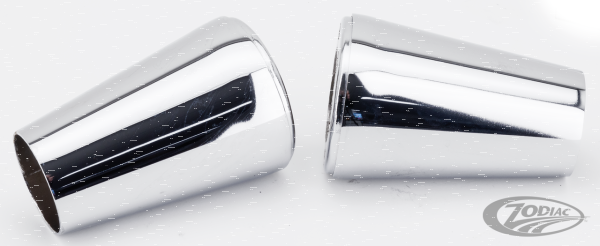 MCJ End Caps Royal 80 Tapered Chrome (DE)