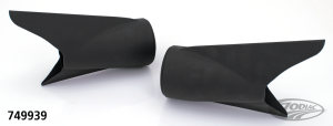 MCJ End Caps Royal 80 Fishtail Black (DE)