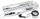 MCJ 100 Striped End Cap FLH/T17-21 Chr (DE)